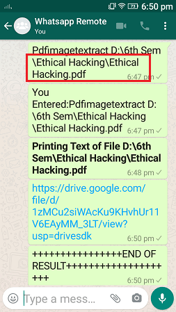 Pdfimagetextract command, whatsapp cloud remote